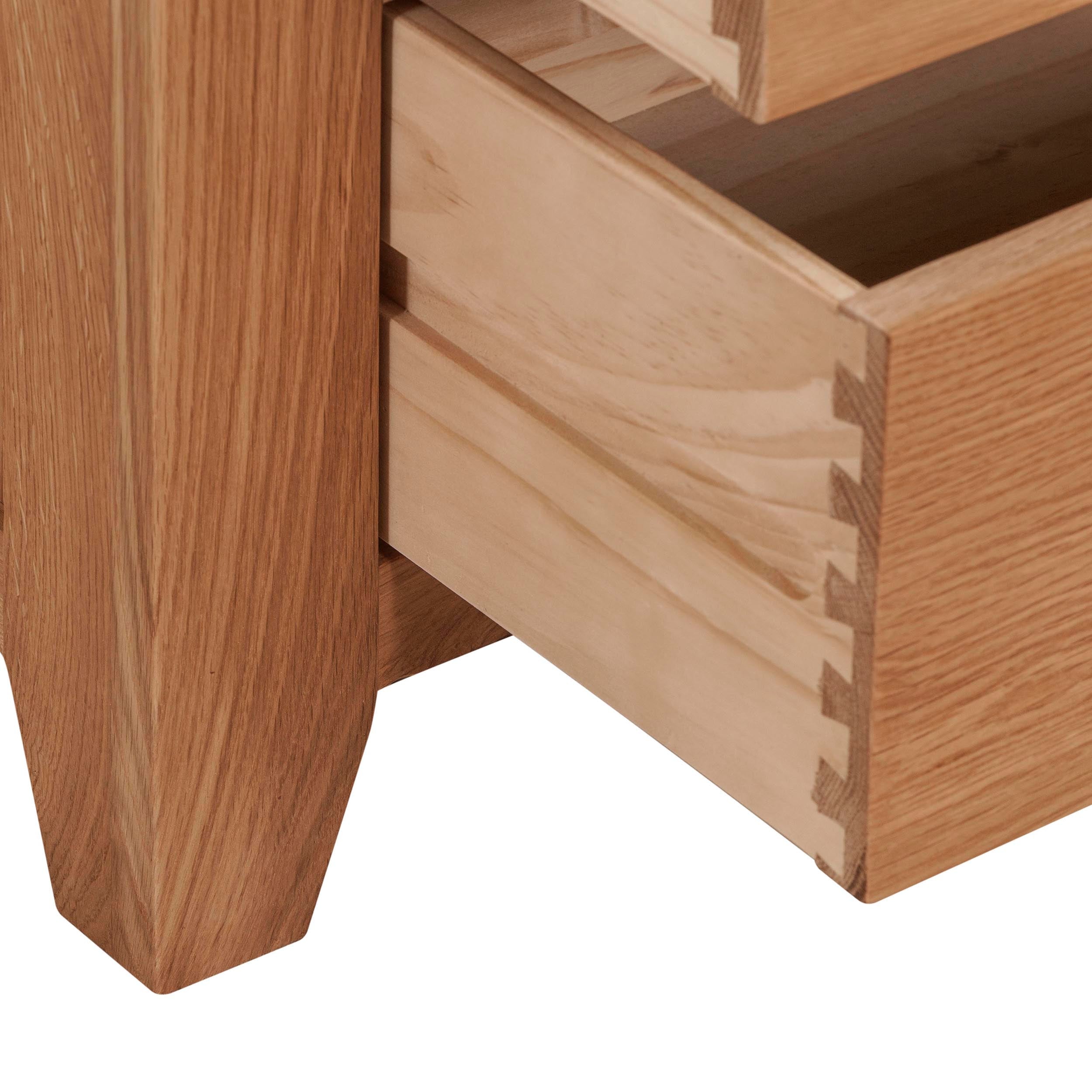 Cambridge Oak 2 Over 3 Chest Of Drawers