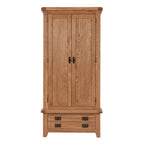 Cambridge Oak Double Wardrobe