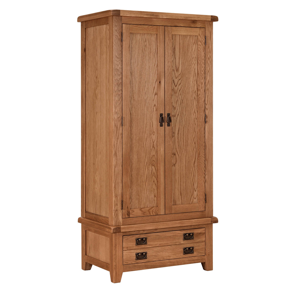 Cambridge Oak Double Wardrobe
