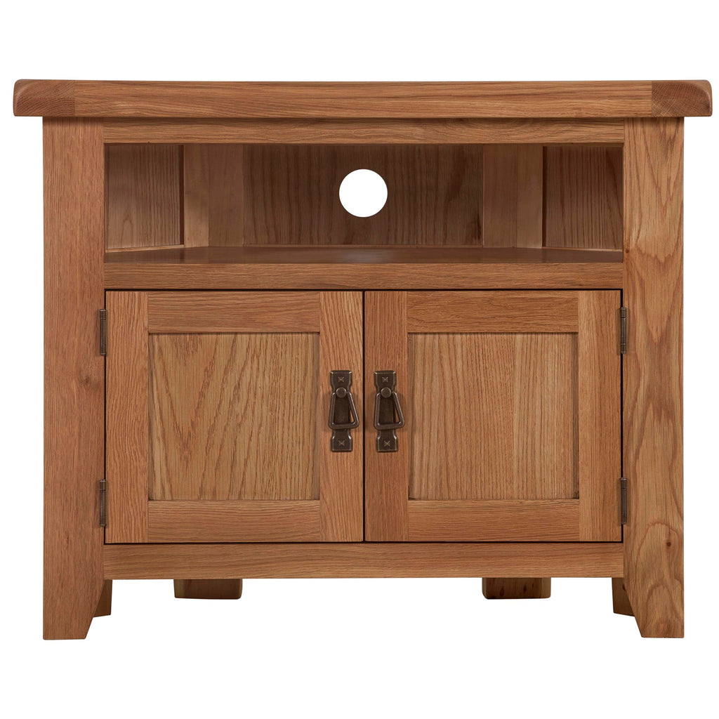 Cambridge Oak Corner TV Unit