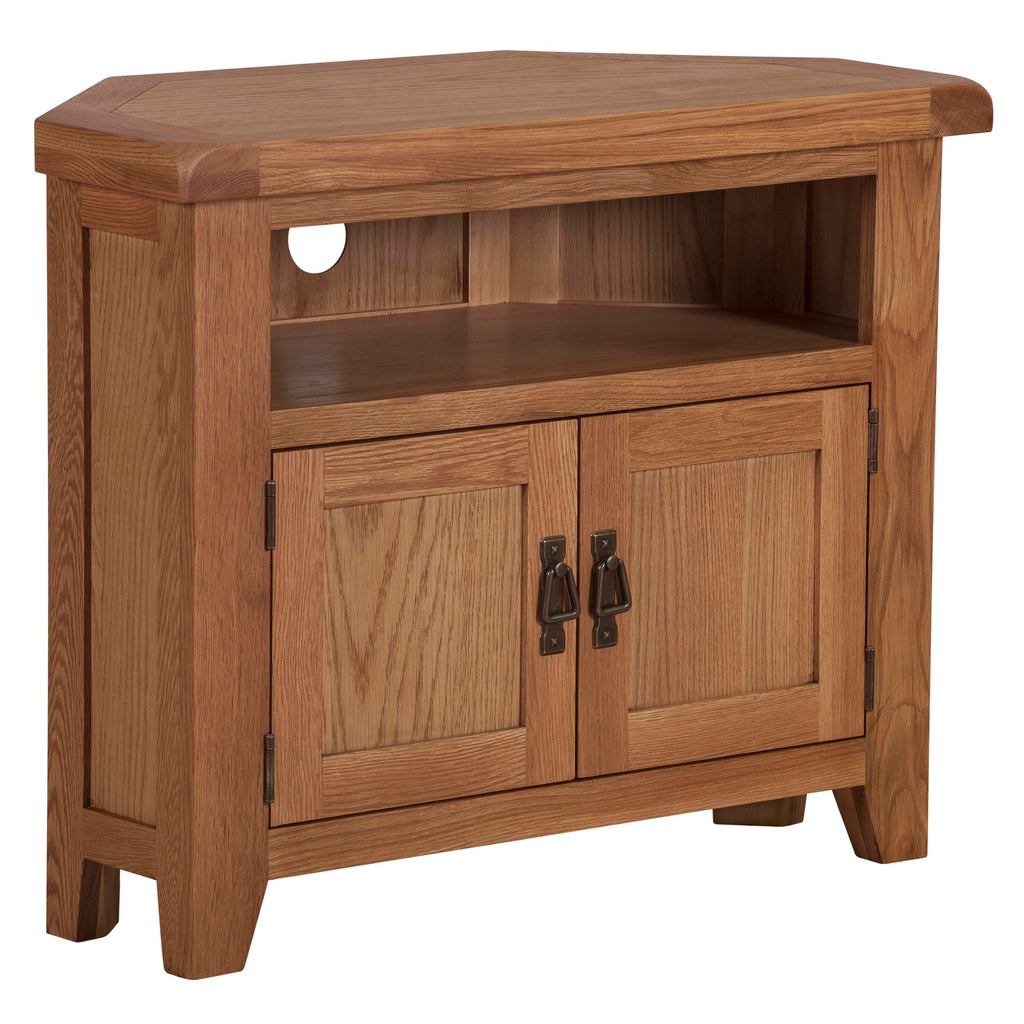 Cambridge Oak Corner TV Unit
