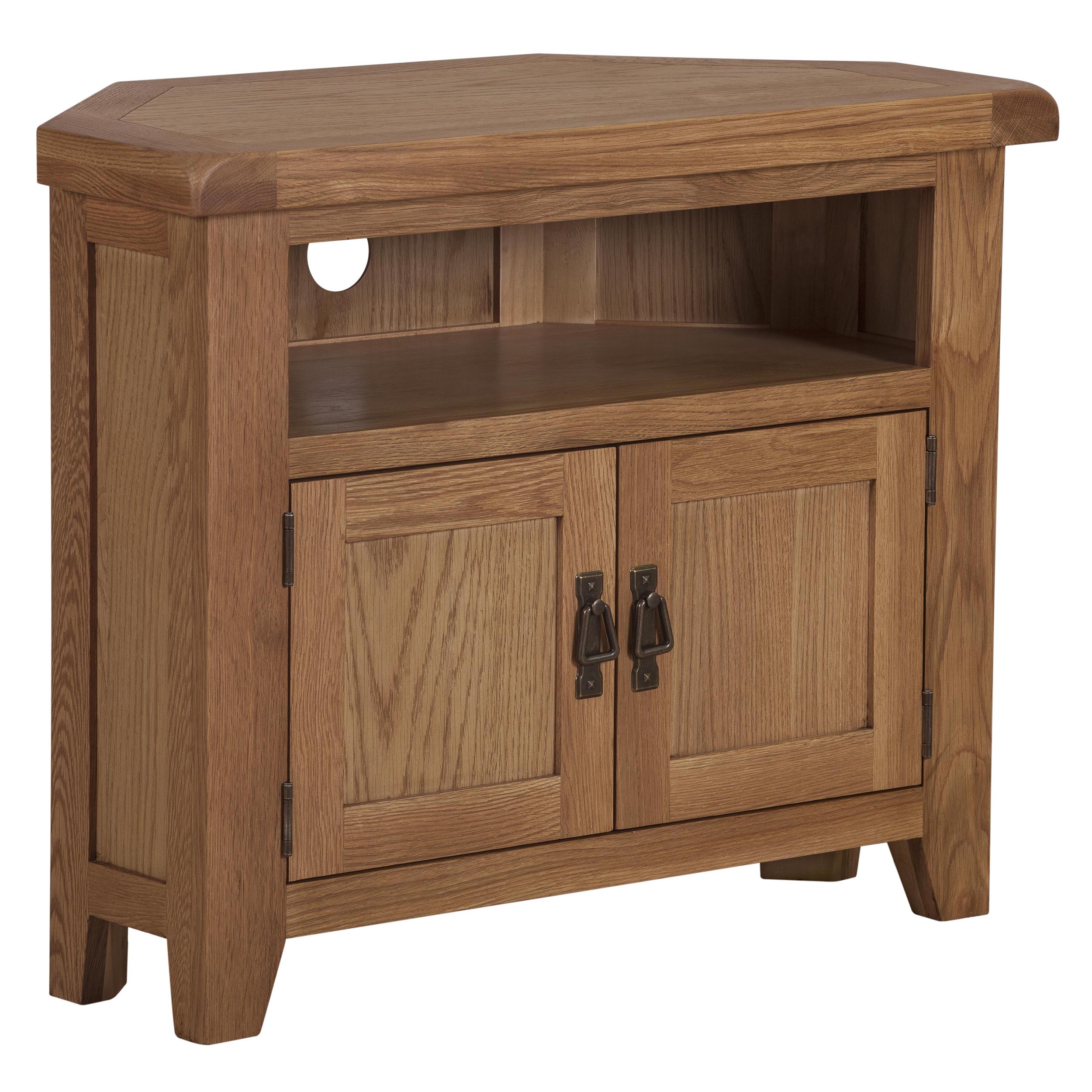 Cambridge Oak Corner TV Unit