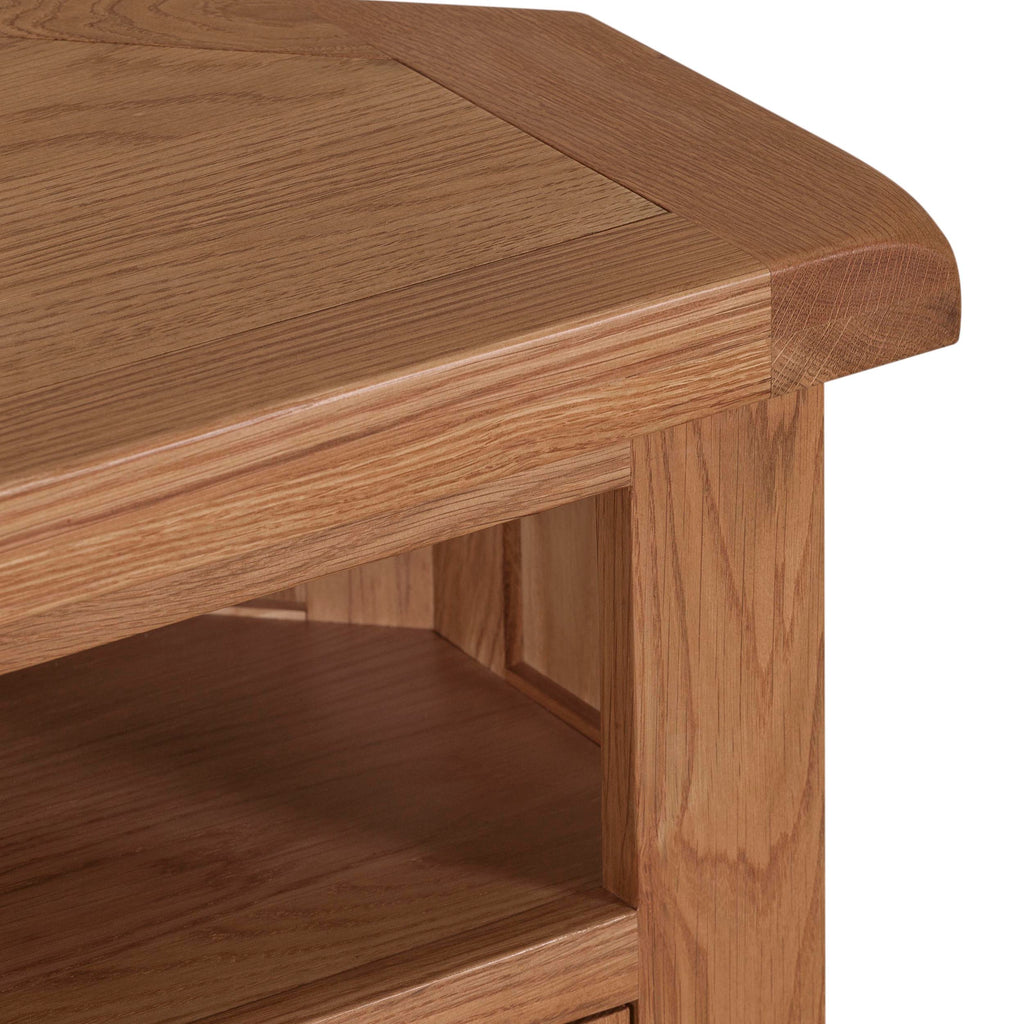 Cambridge Oak Corner TV Unit