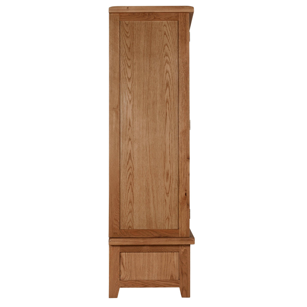 Cambridge Oak 3 Door 2 Drawer Wardrobe