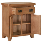 Cambridge Oak Small 1 Drawer 2 Door Sideboard