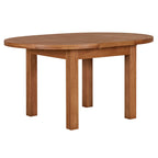 Cambridge Oak Round Extending Dining Table (1.1 m-1.5 m)