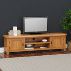 Cambridge Oak Extra Large TV Unit