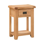Cambridge Oak 1 Drawer Console Table