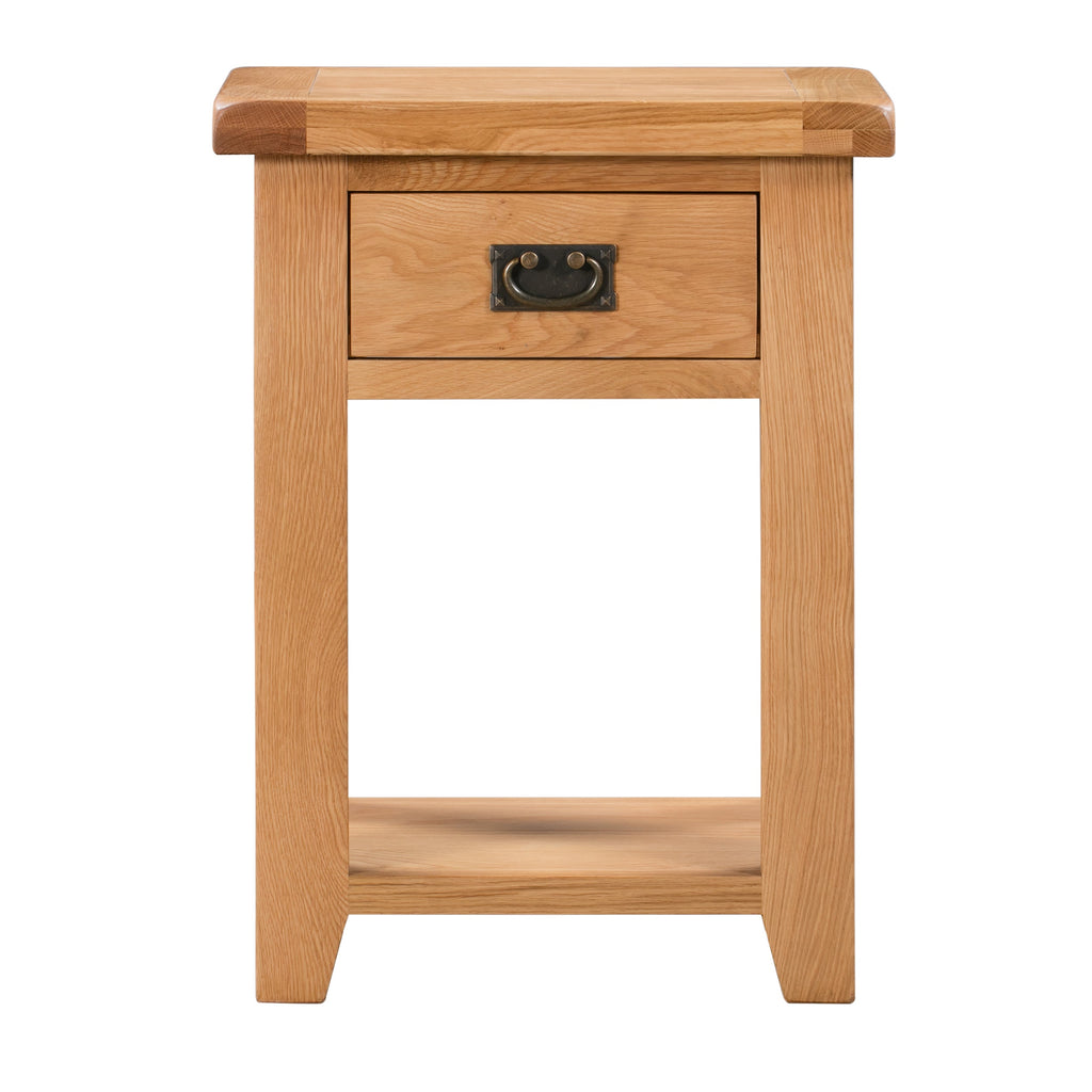 Cambridge Oak 1 Drawer Console Table