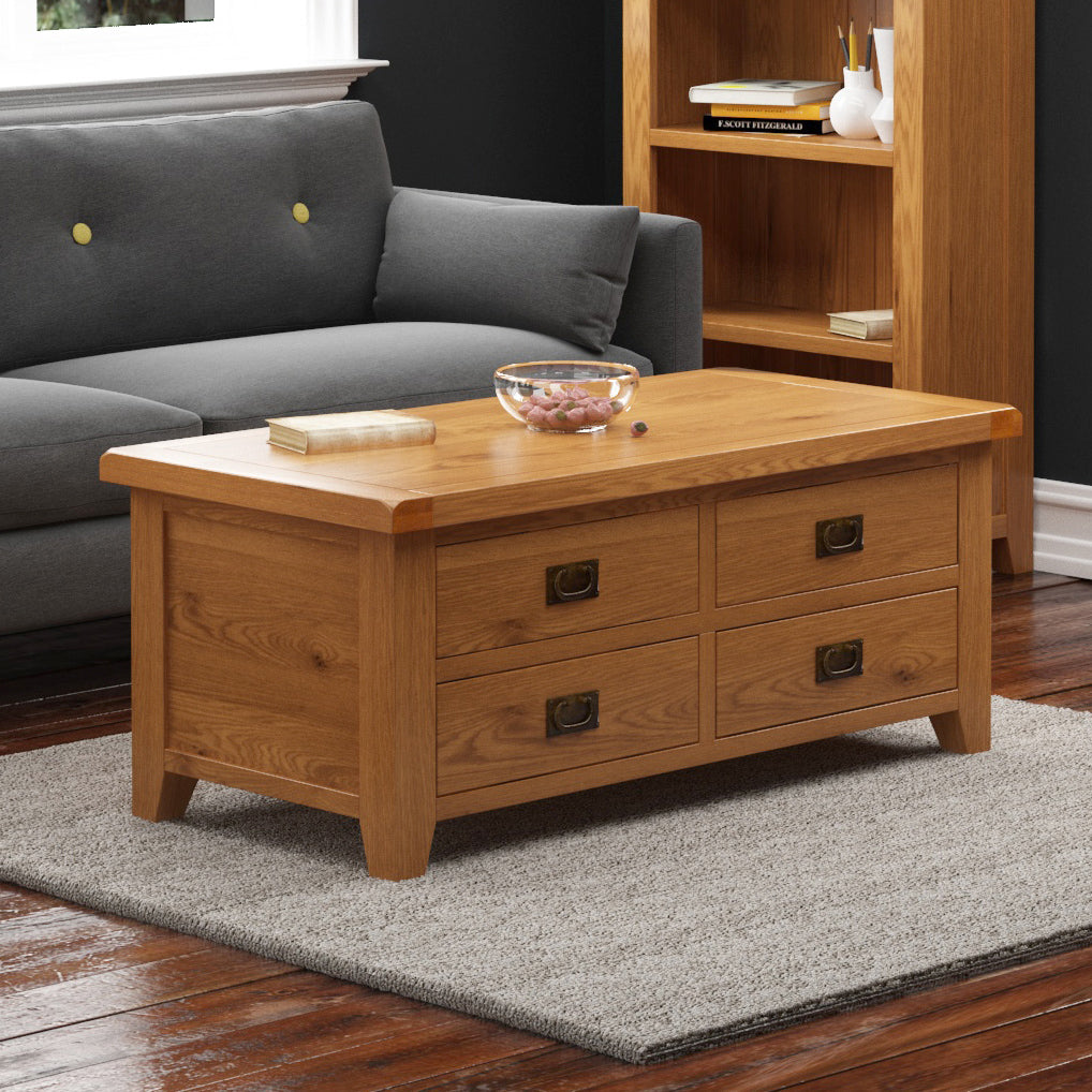 Cambridge Oak Storage Coffee Table