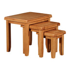 Cambridge Oak Nest of 3 Tables