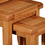 Cambridge Oak Nest of 3 Tables