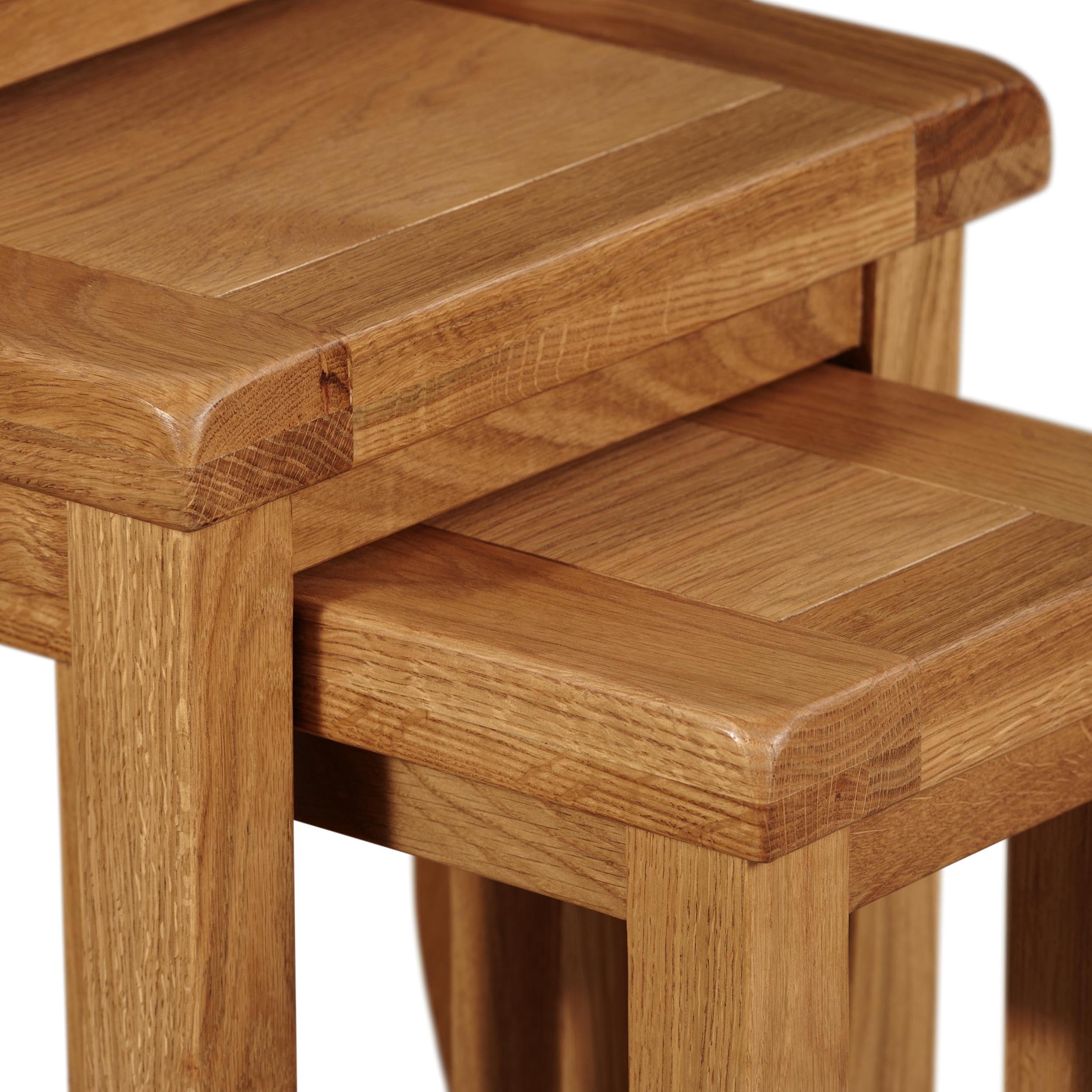 Cambridge Oak Nest of 3 Tables