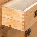 Cambridge Oak 4 Door 3 Drawer Sideboard