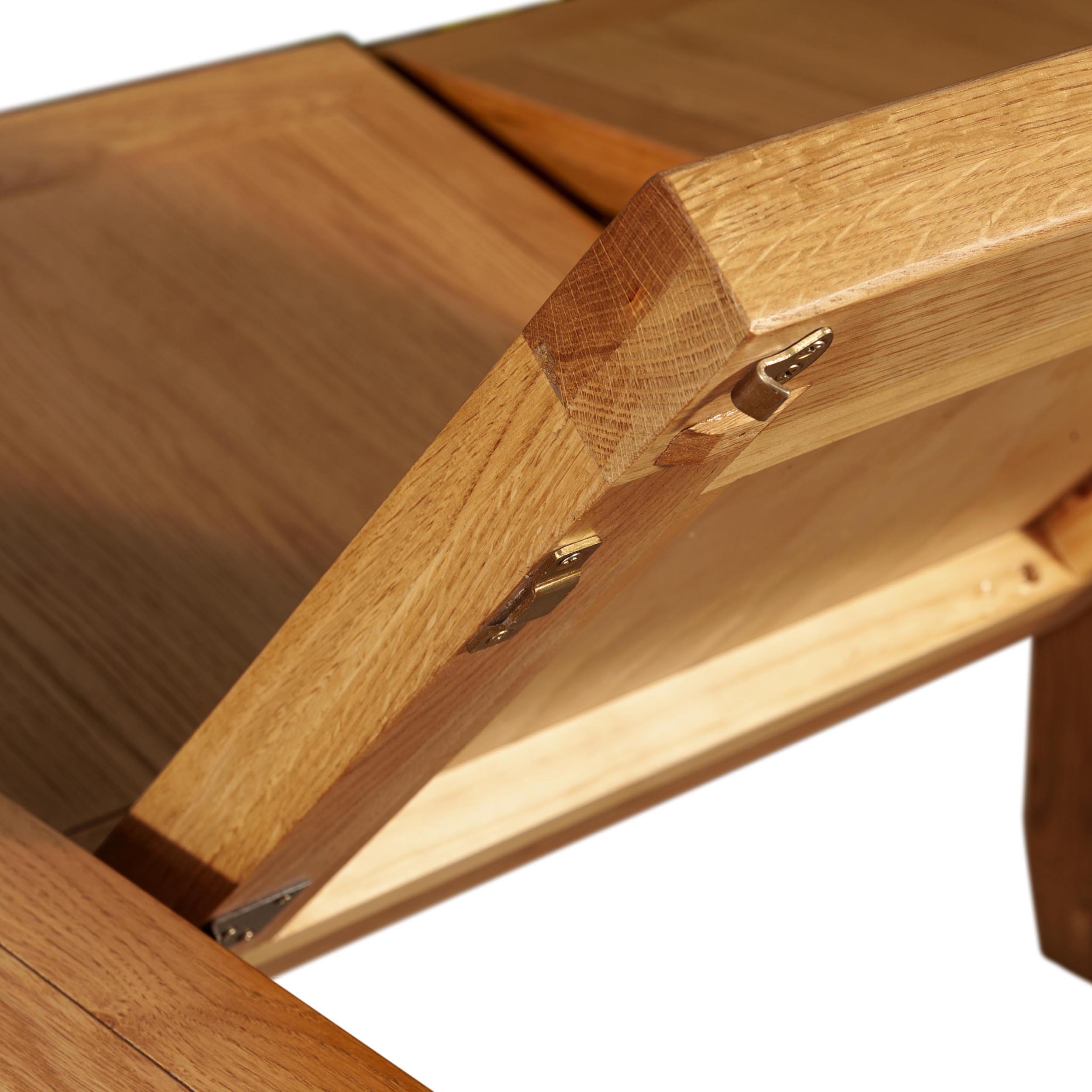 Cambridge Oak Large Extending Dining Table (1.8 m-2.3 m)