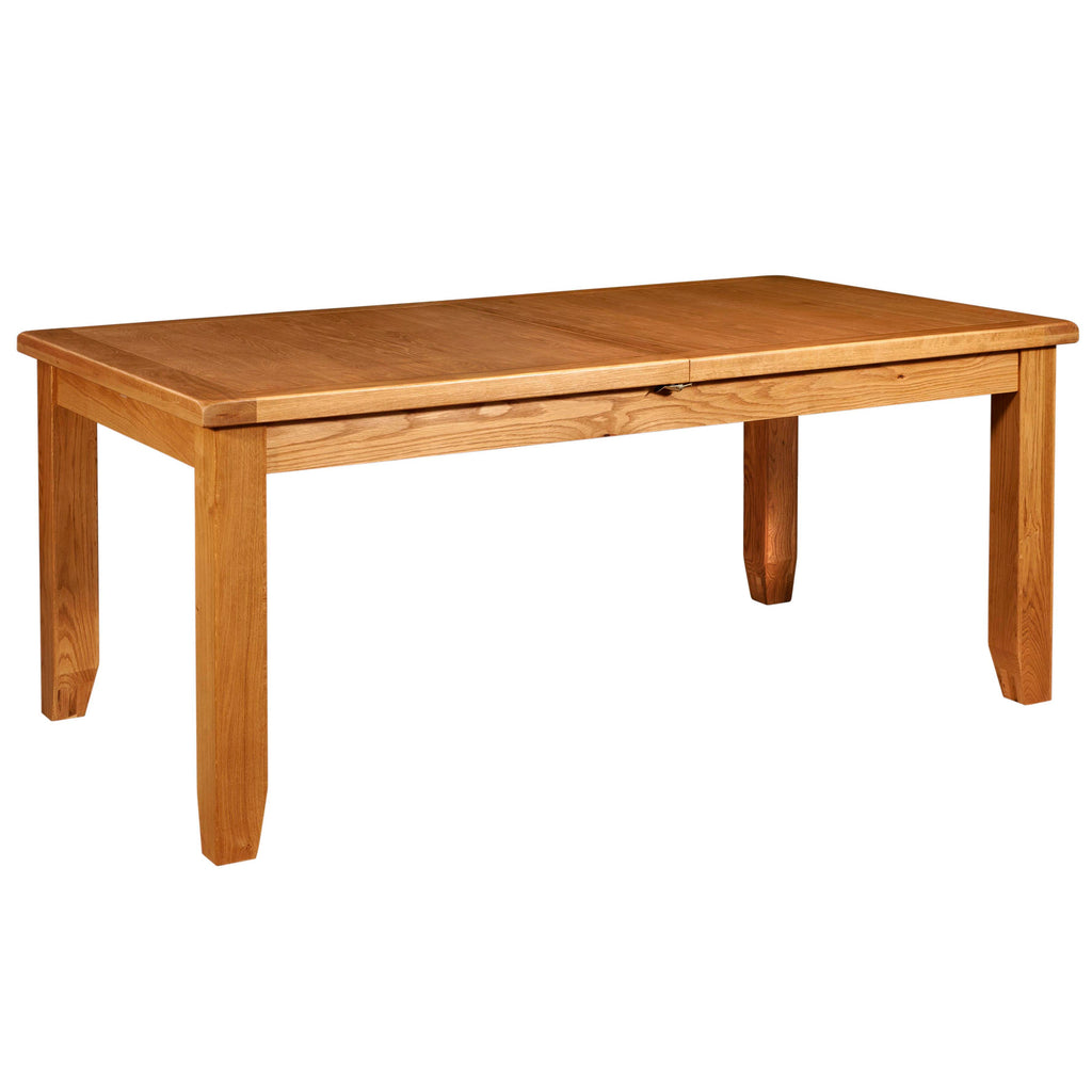 Cambridge Oak Large Extending Dining Table (1.8 m-2.3 m)