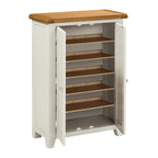 Cambridge Classic Cream Painted Oak Large Shoe Cupboard