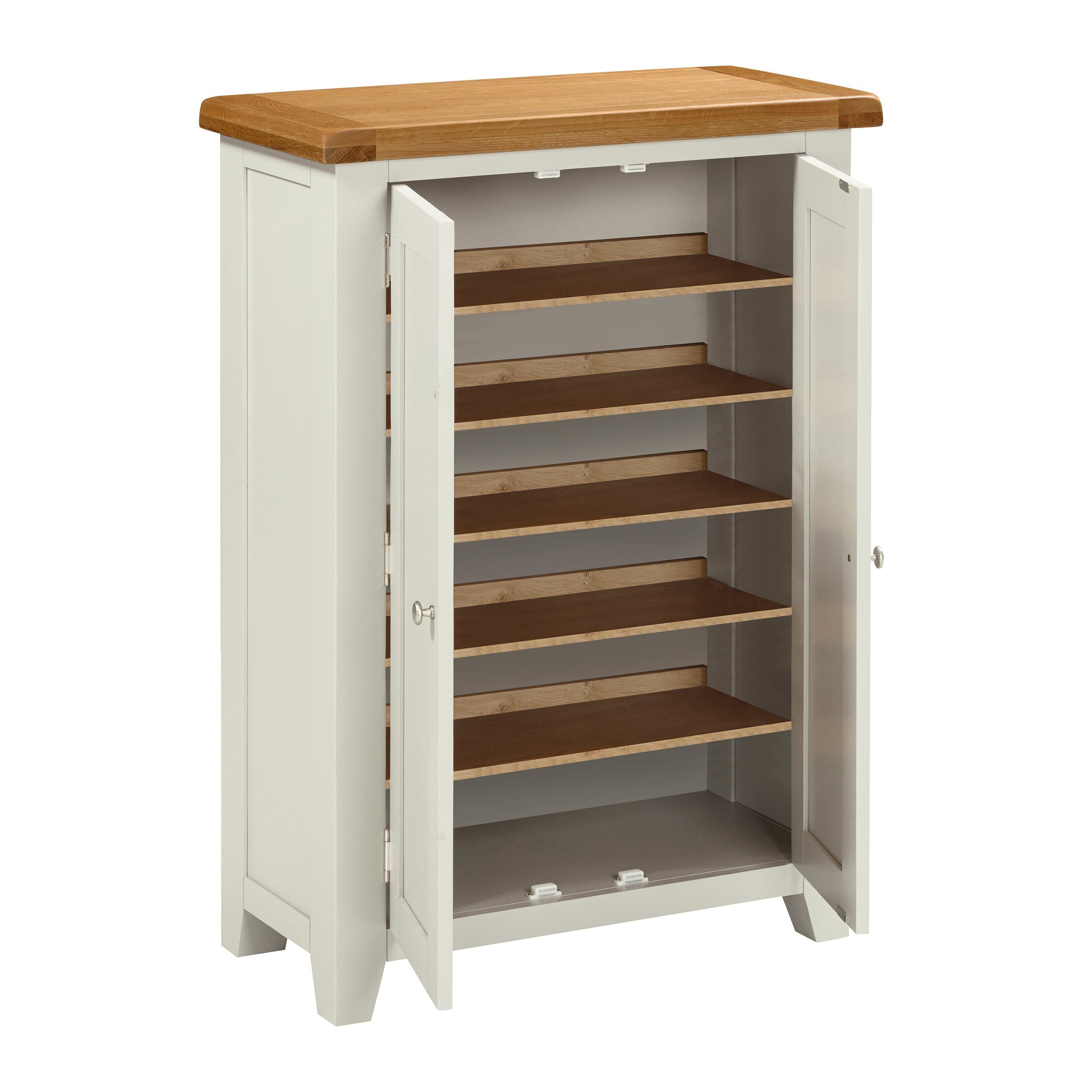 Cambridge Classic Cream Painted Oak Large Shoe Cupboard