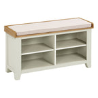 Cambridge Classic Cream Painted Oak Open Shoe Storage Bench