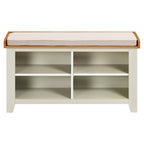 Cambridge Classic Cream Painted Oak Open Shoe Storage Bench
