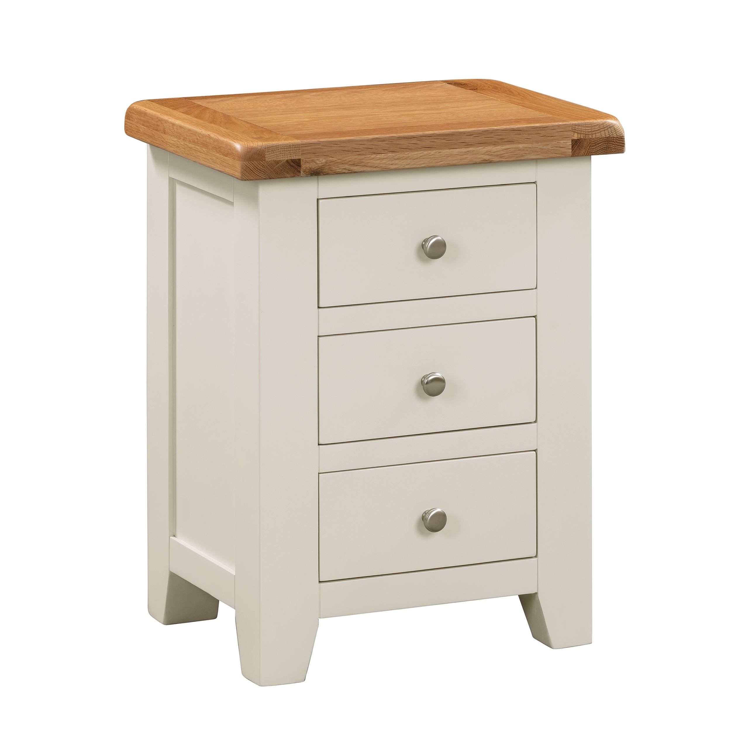 Cambridge Classic Cream Painted Oak 3 Drawer Bedside
