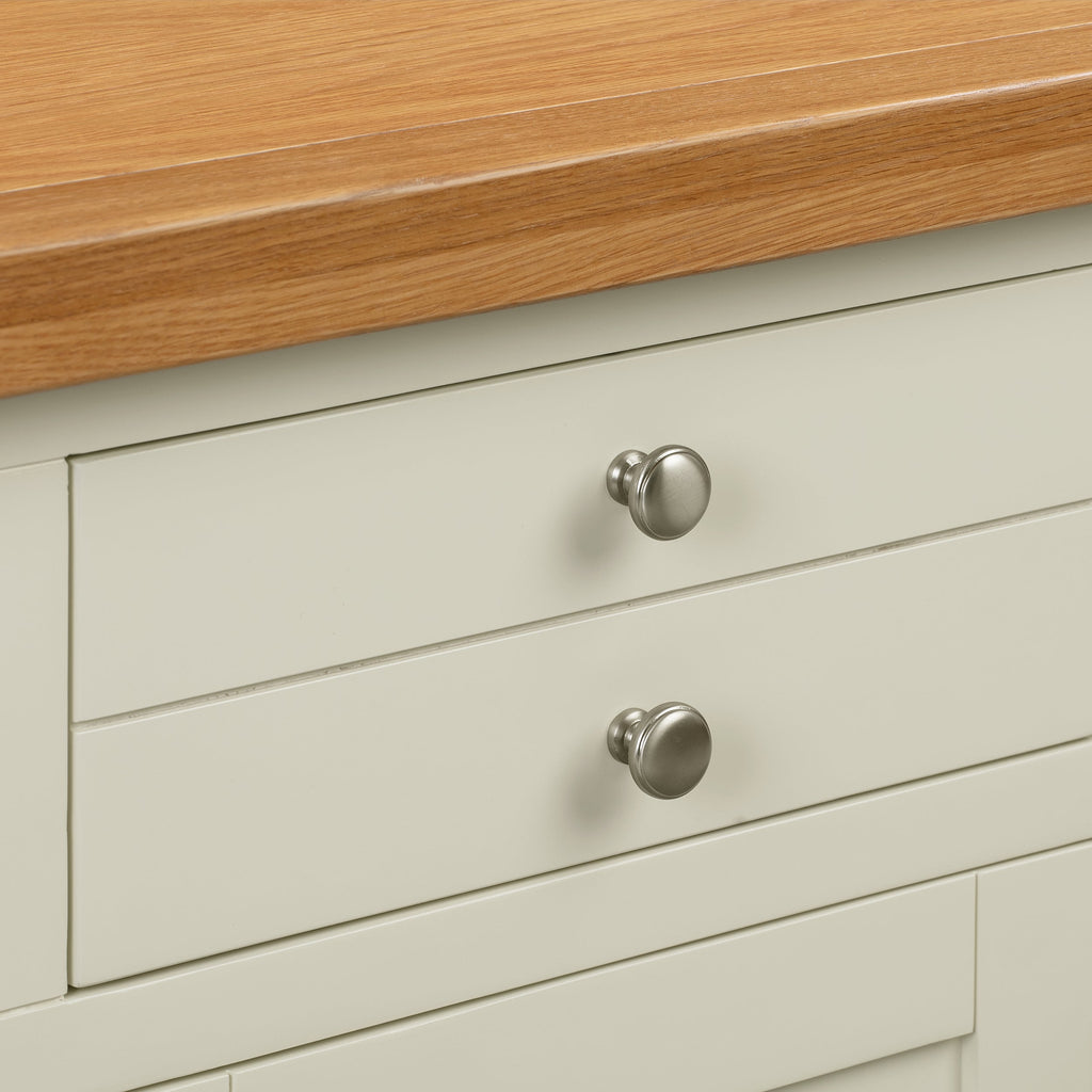 Cambridge Classic Cream Painted Oak 3 Door 3 Drawer Sideboard