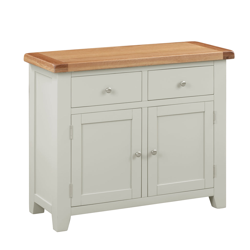 Cambridge Grey Painted Oak 2 Door 2 Drawer Sideboard