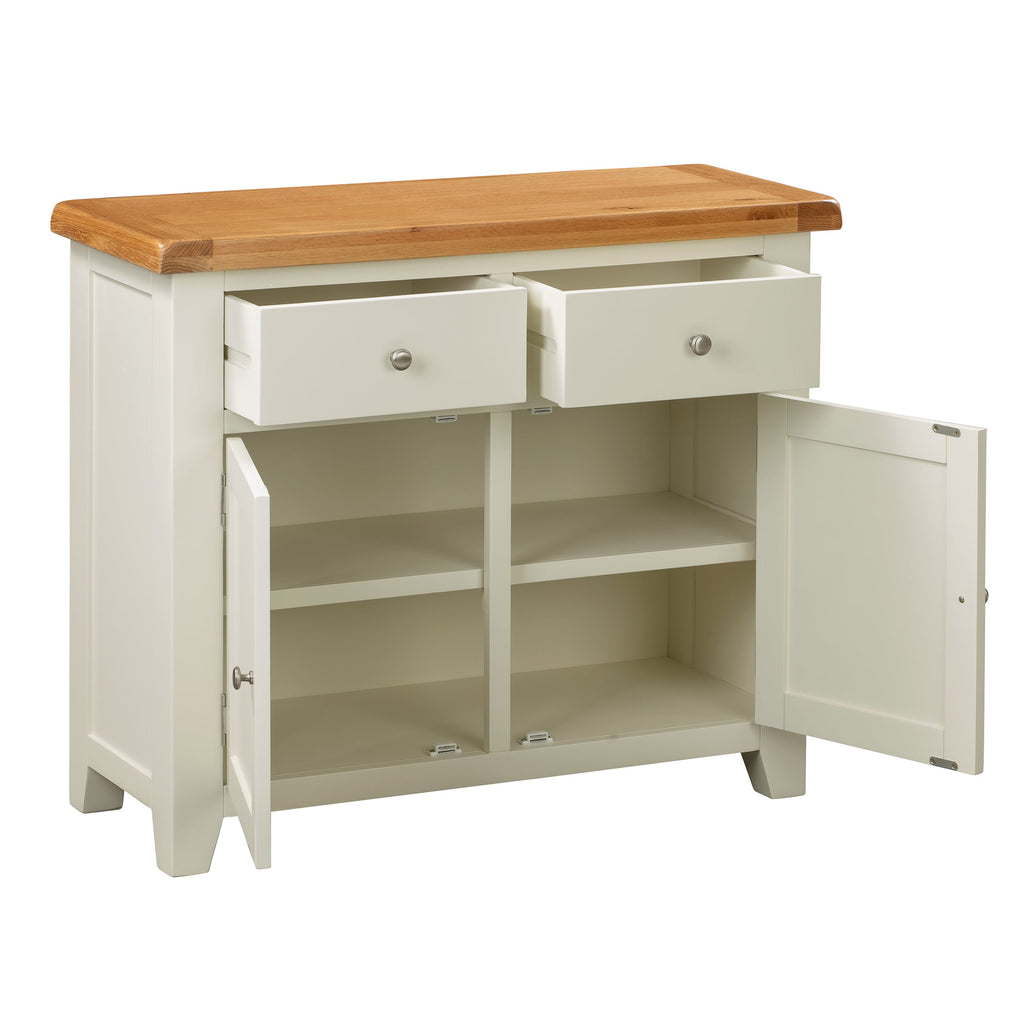 Cambridge Classic Cream Painted Oak 2 Door 2 Drawer Sideboard