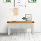 Cambridge Grey Painted Oak Coffee Table with Drawers