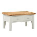Cambridge Grey Painted Oak Coffee Table with Drawers
