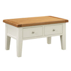 Cambridge Classic Cream Painted Oak Coffee Table with Drawers