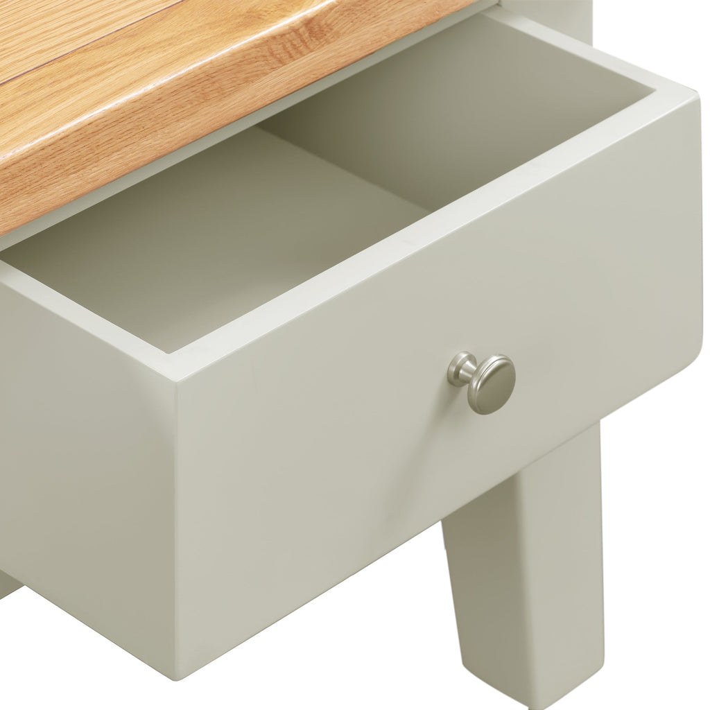 Cambridge Grey Painted Oak Coffee Table with Drawers