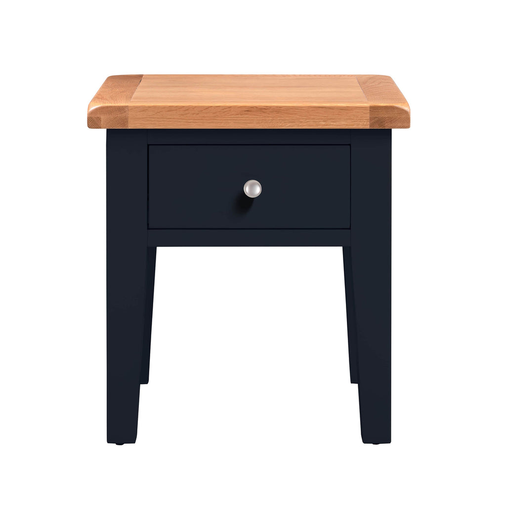Chatsworth Blue Painted Oak Side Table- Grade B