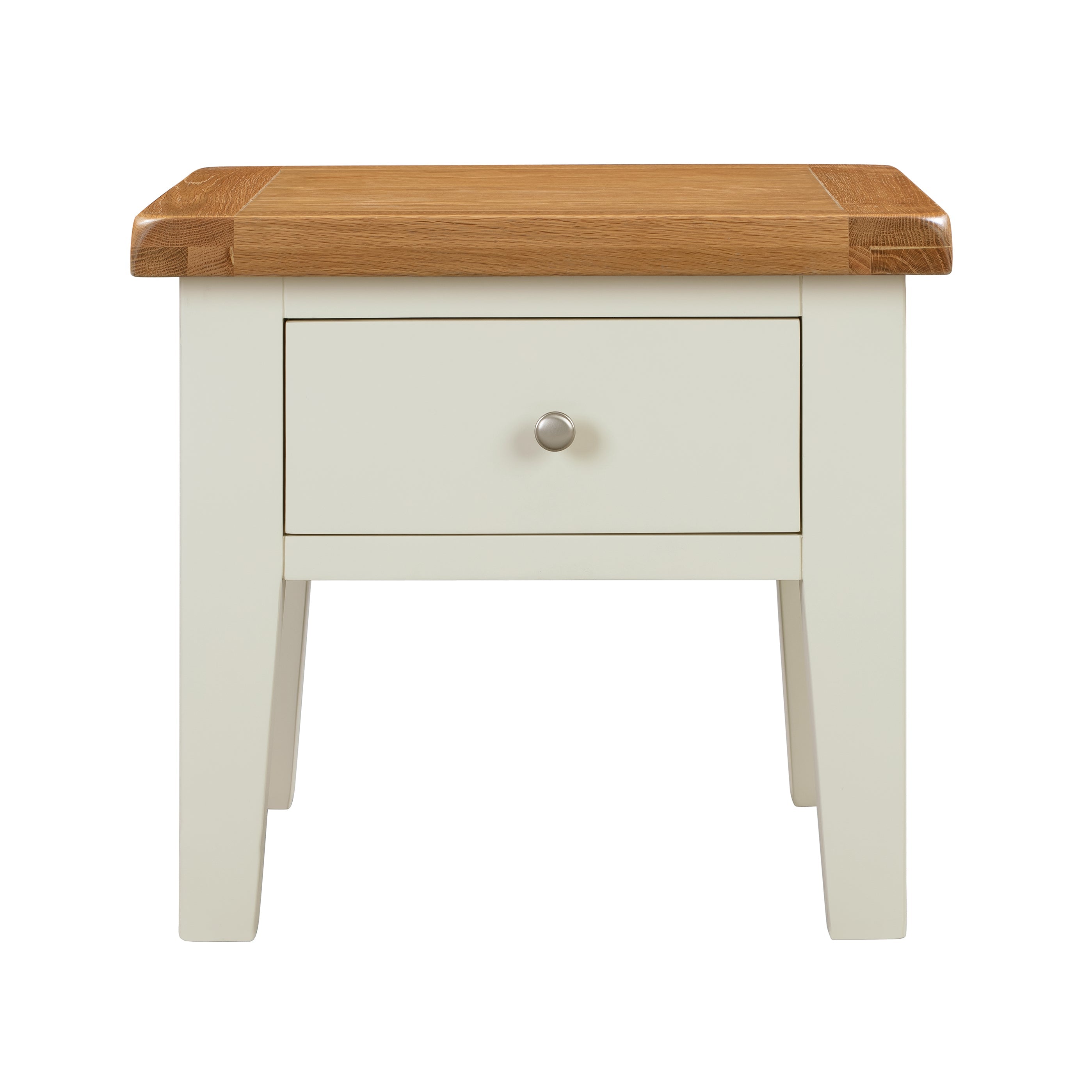 Cambridge Classic Cream Painted Oak 1 Drawer Lamp Table