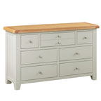 Cambridge Grey Painted Oak 3 Over 4 Chest Of Drawers