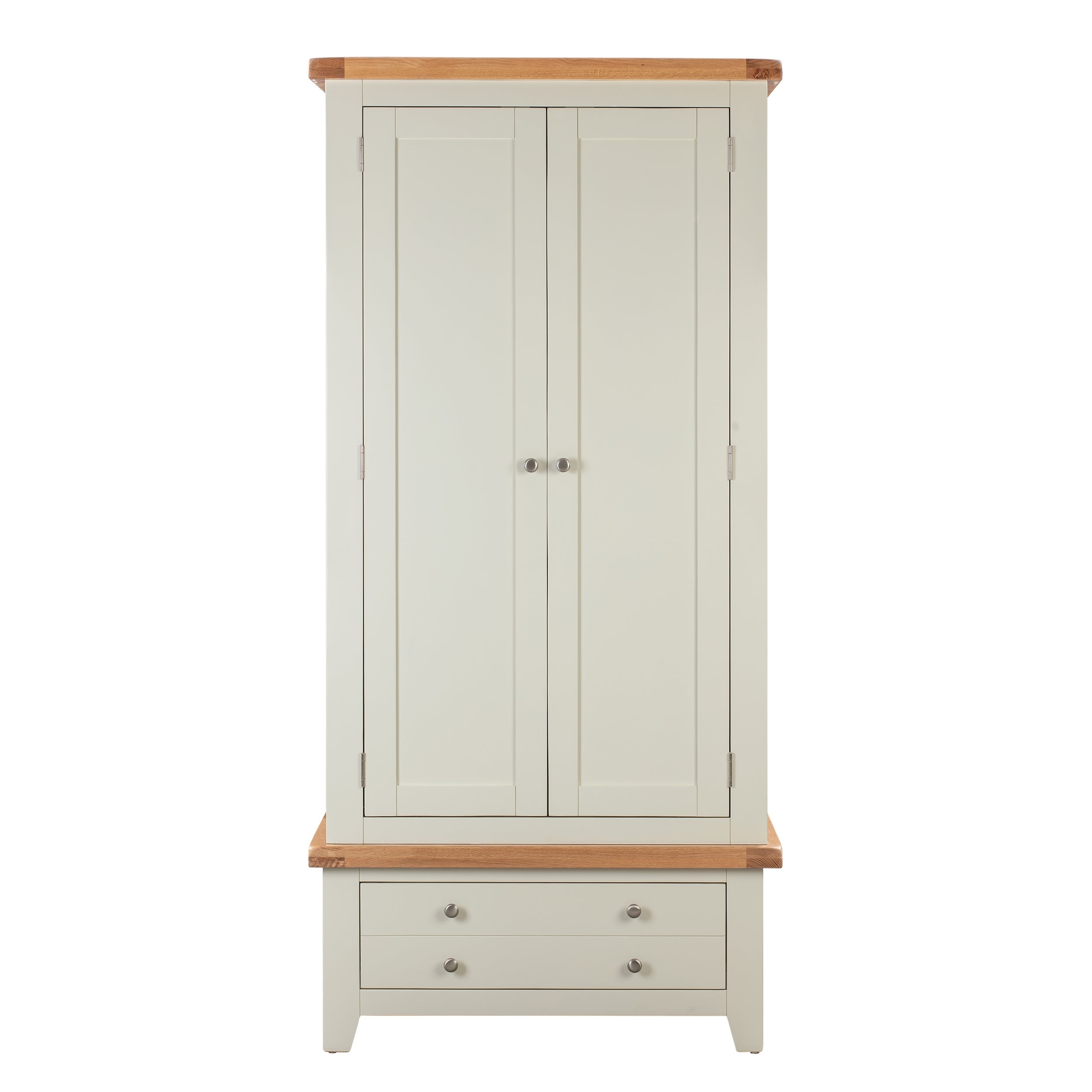 Cambridge Classic Cream Painted Oak Double Wardrobe