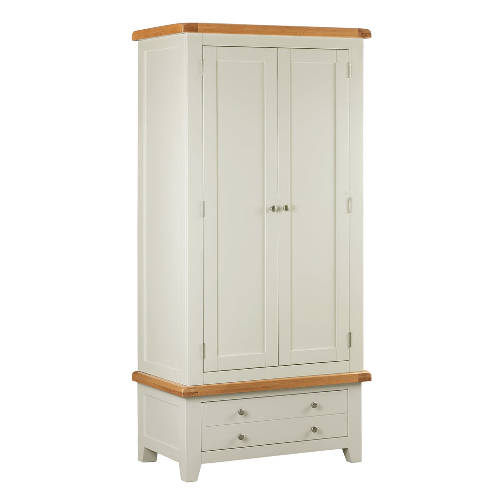 Cambridge Classic Cream Painted Oak Double Wardrobe
