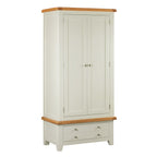 Cambridge Classic Cream Painted Oak Double Wardrobe