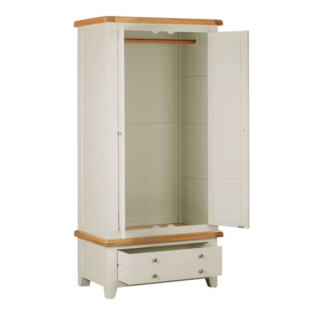 Cambridge Classic Cream Painted Oak Double Wardrobe