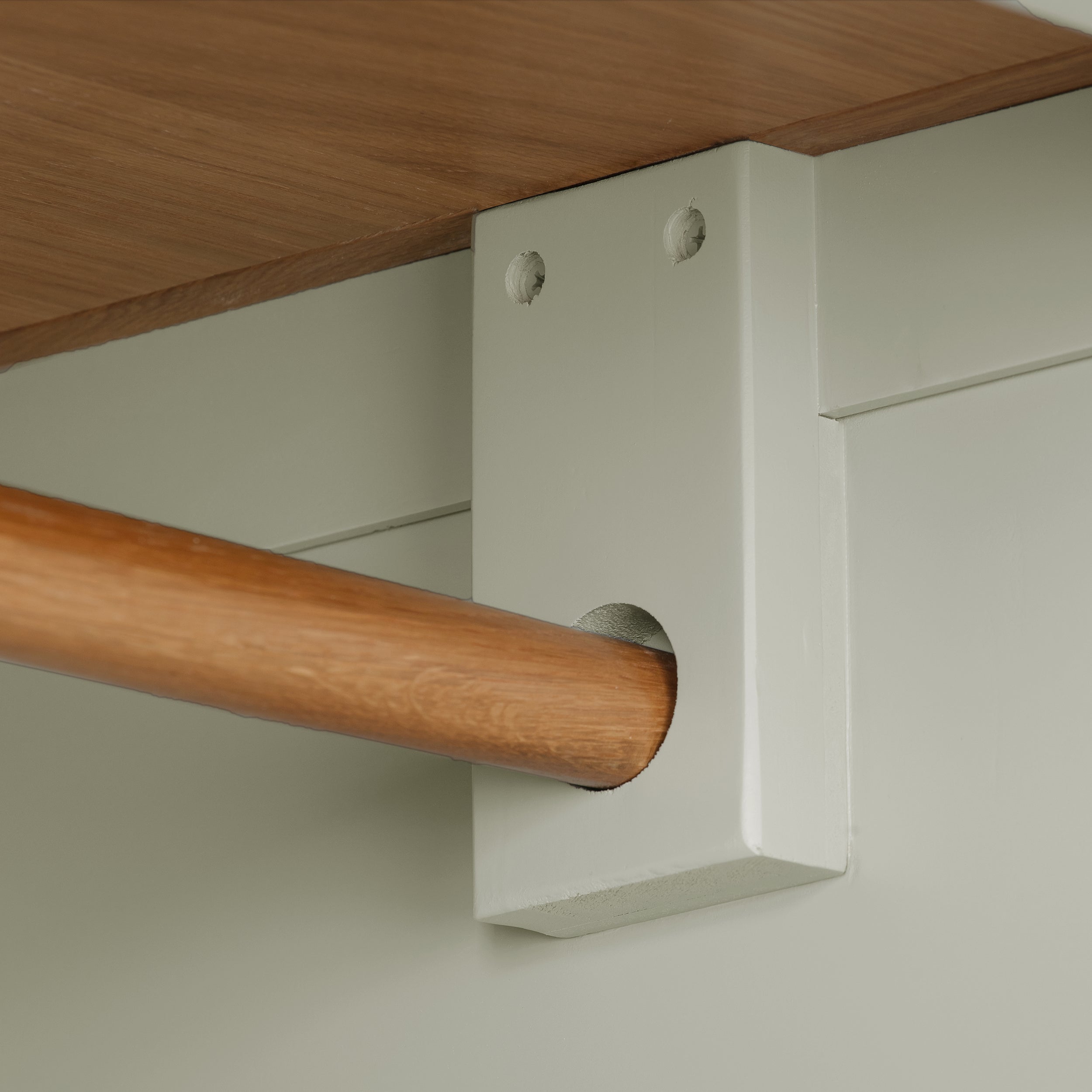 Cambridge Grey Painted Oak Double Wardrobe