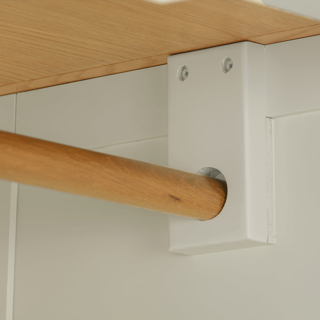 Cambridge Classic Cream Painted Oak Double Wardrobe