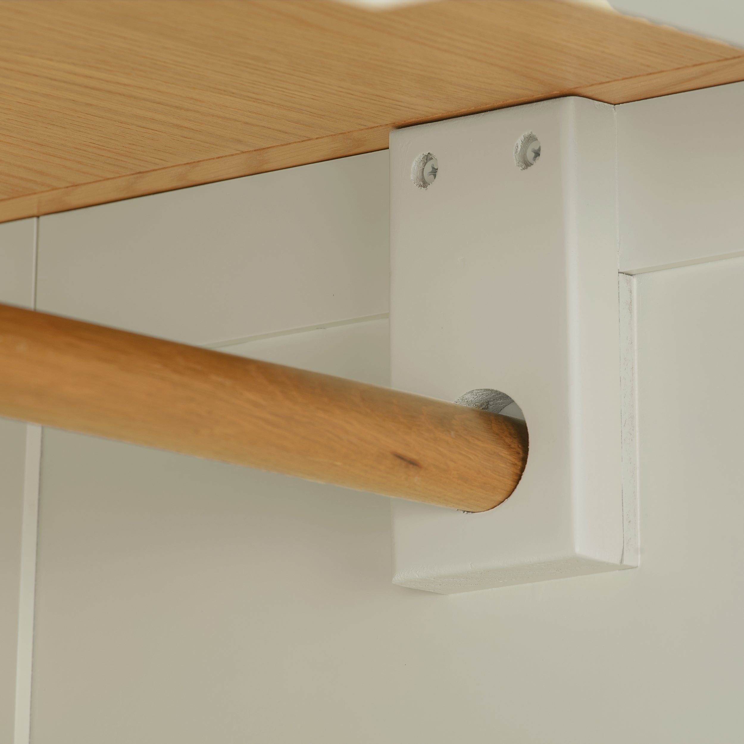 Cambridge Classic Cream Painted Oak Double Wardrobe