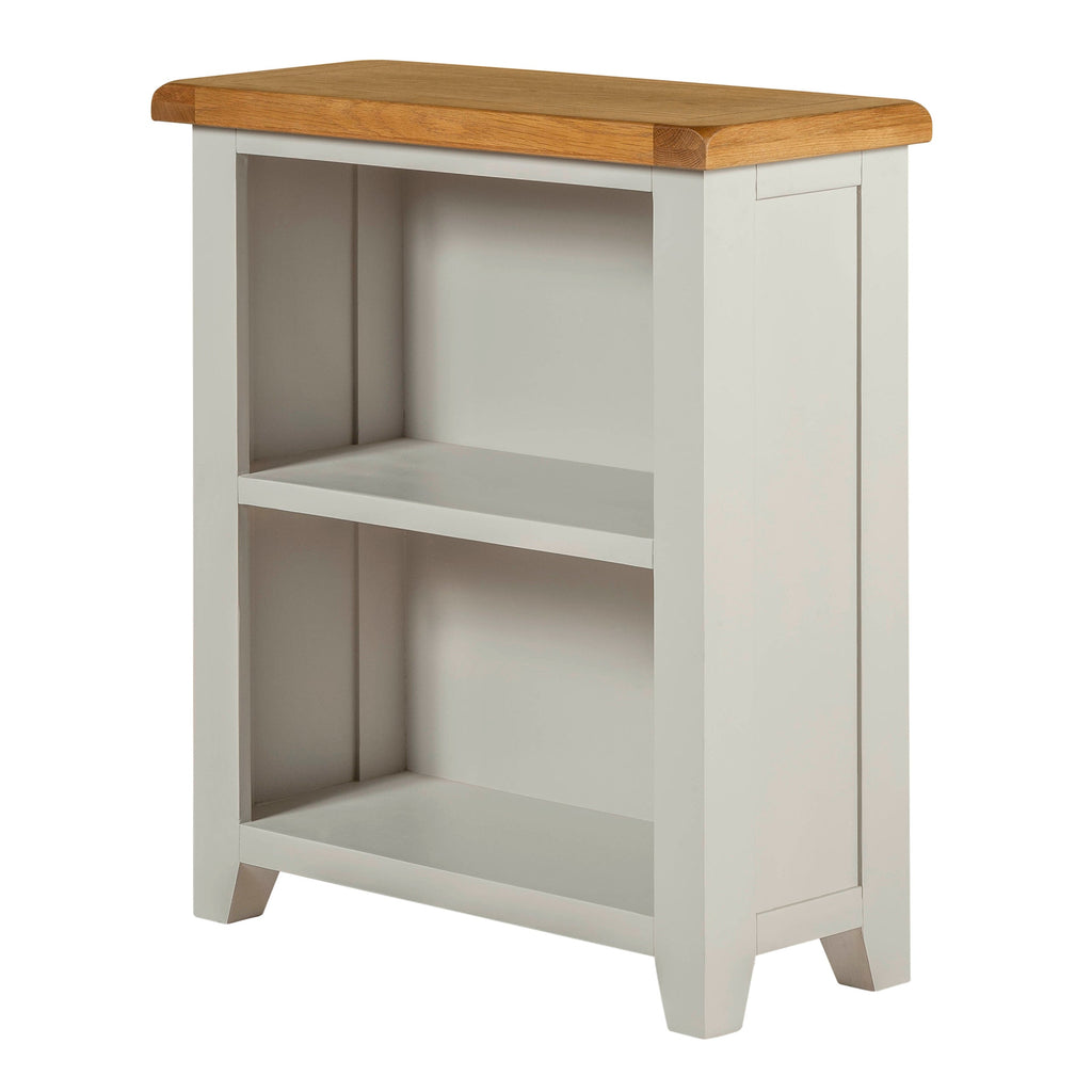 Cambridge Grey Painted Oak Small Bookcase (0.9 m)