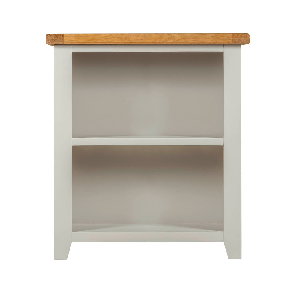 Cambridge Grey Painted Oak Small Bookcase (0.9 m)