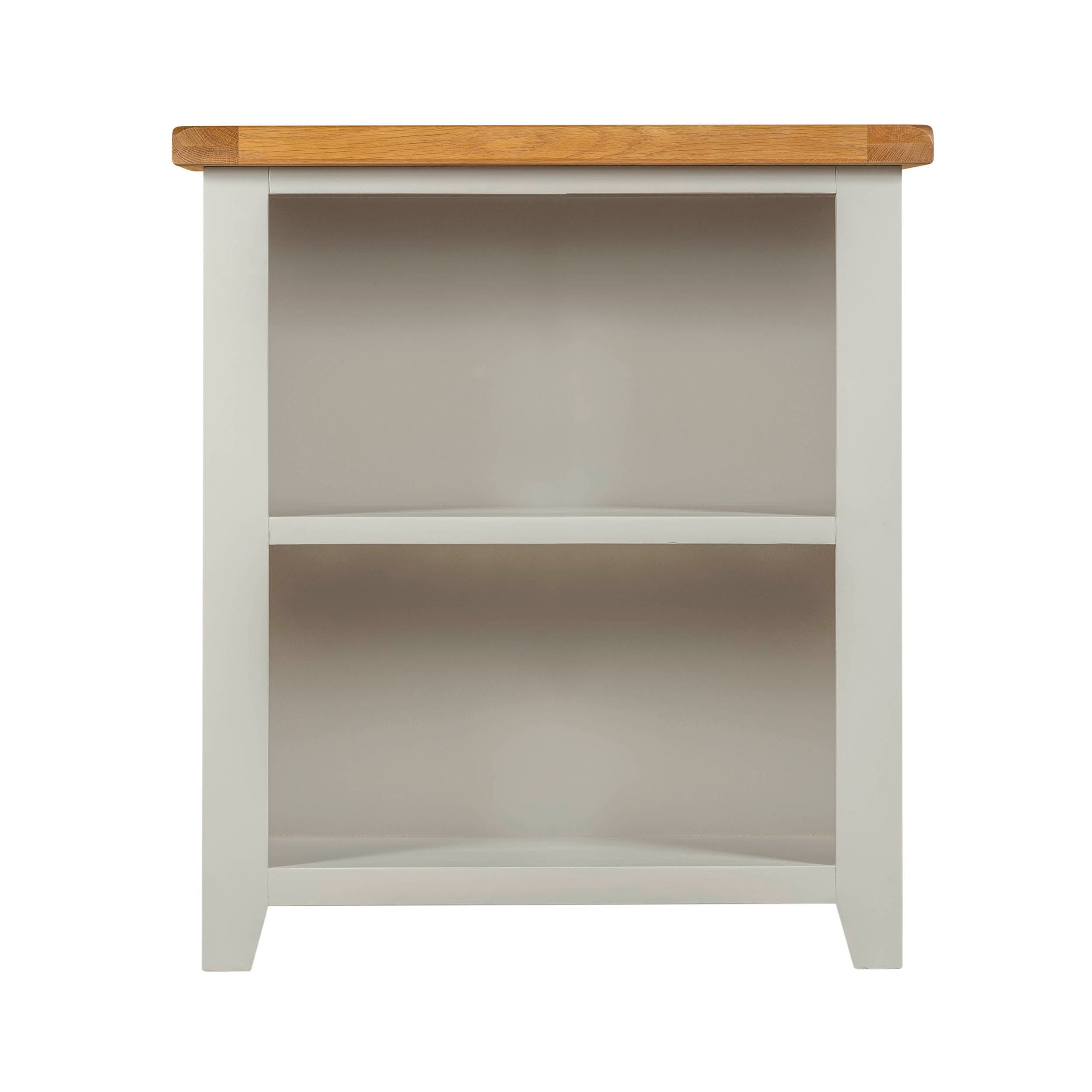 Cambridge Grey Painted Oak Small Bookcase (0.9 m)