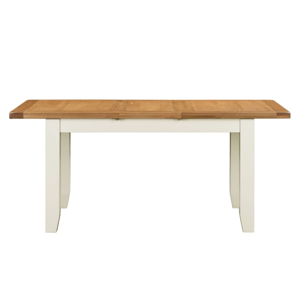 Cambridge Classic Cream Painted Oak Medium Extending Dining Table (1.4 m-1.8 m)