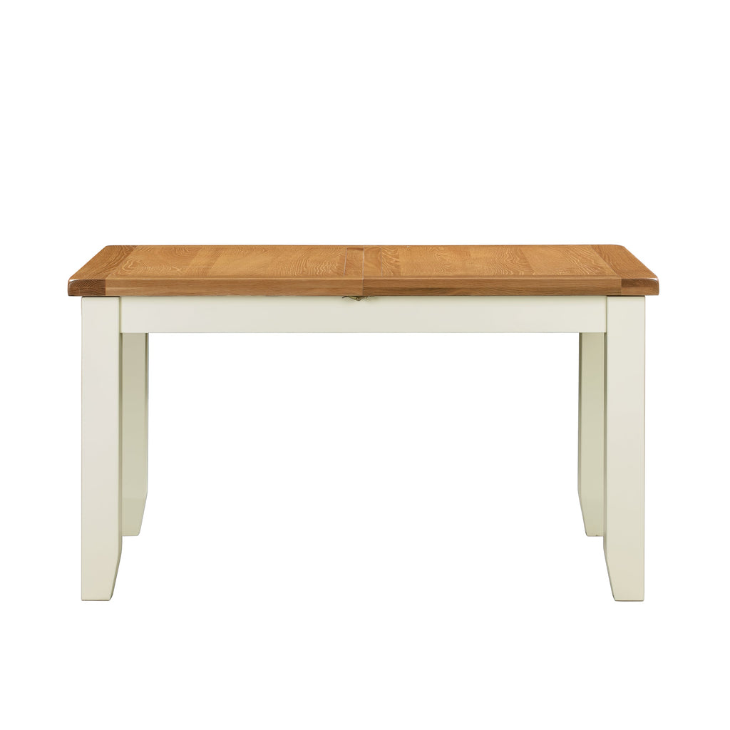 Cambridge Classic Cream Painted Oak Medium Extending Dining Table (1.4 m-1.8 m)