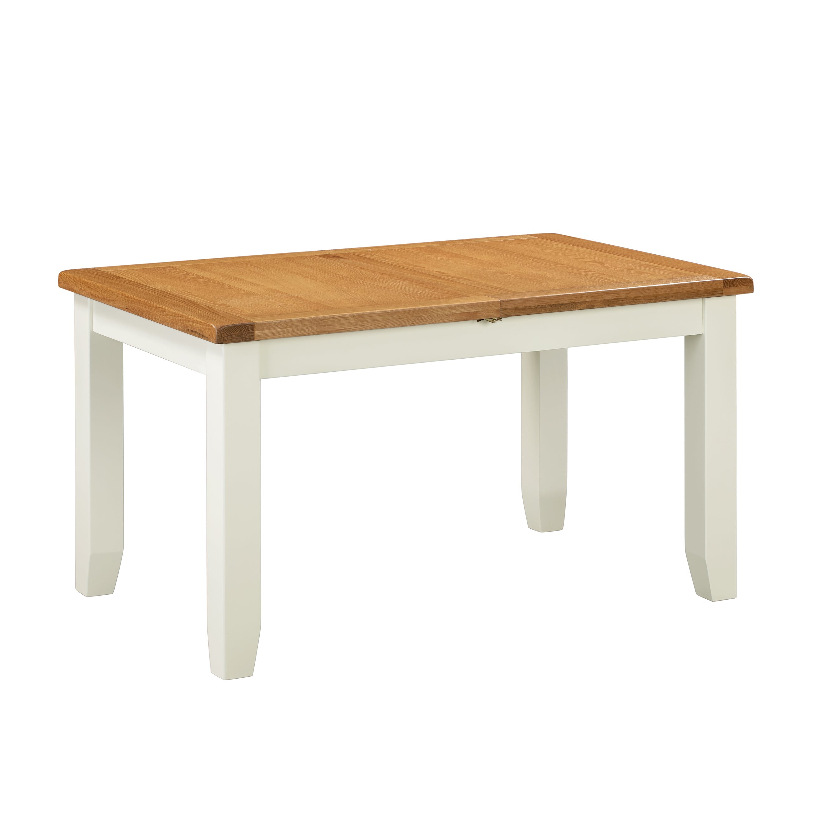 Cambridge Classic Cream Painted Oak Medium Extending Dining Table (1.4 m-1.8 m)