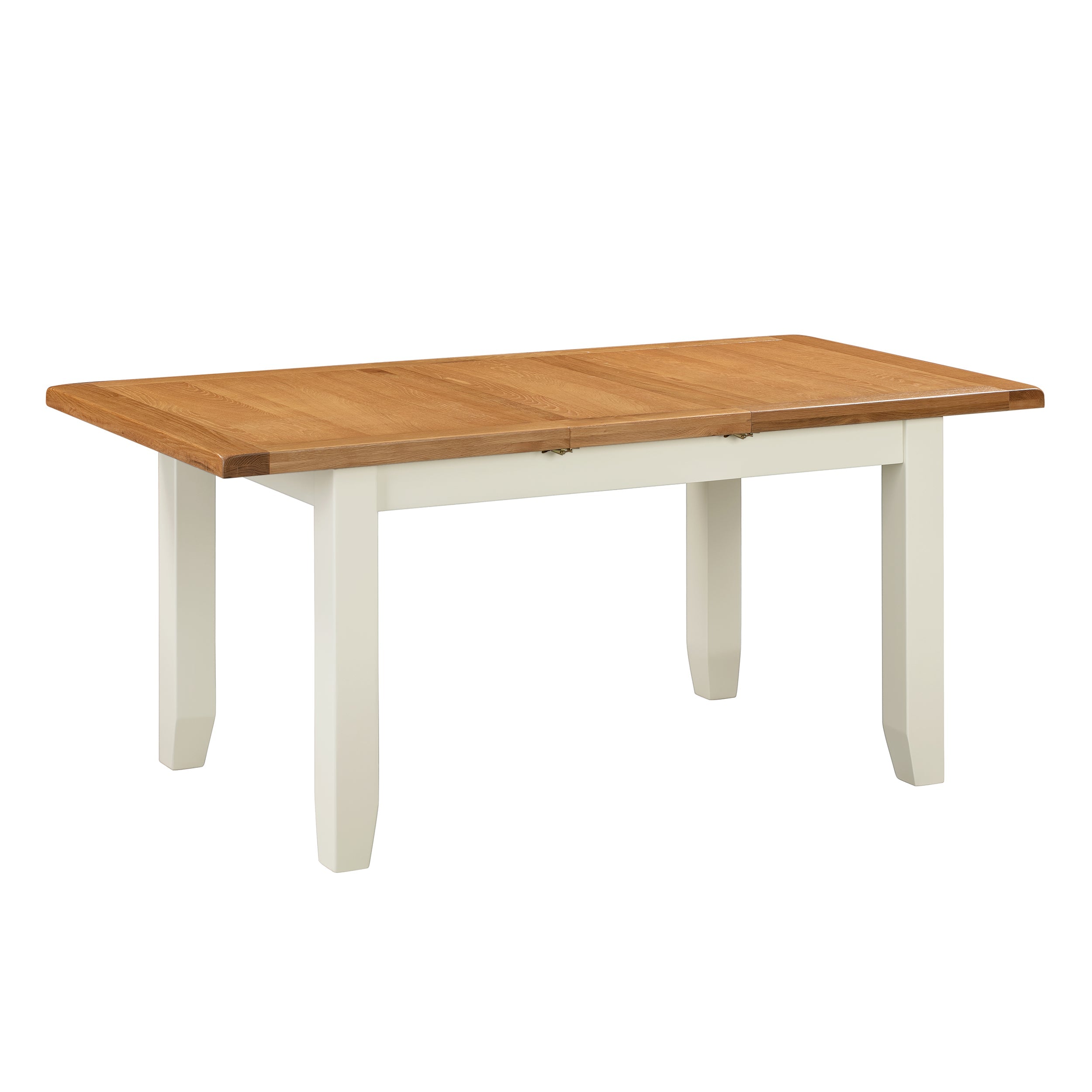 Cambridge Classic Cream Painted Oak Small Extending Dining Table (1.2 m-1.5 m)