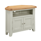 Cambridge Grey Painted Oak Corner TV Unit